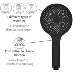 Wenko Duschsystem Softwater Schwarz -Wenko Verkaufs-Shop 903231 1068 07