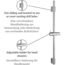 Wenko Duschstange Classic Chrom 70 Cm -Wenko Verkaufs-Shop 903255 1068 02