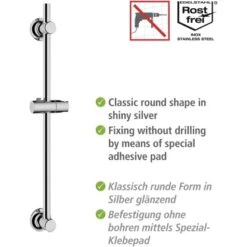 Wenko Duschstange Chrom Befestigen Ohne Bohren 8 Wenko Duschstange Chrom Befestigen Ohne Bohren -Wenko Verkaufs-Shop 903353 1068 03