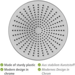 Wenko Regenduschkopf Ultimate Shower Chrom/Weiß Ø 25 Cm -Wenko Verkaufs-Shop 903508 1068 05