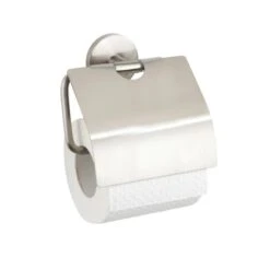 Wenko Toilettenpapierhalter Mit Deckel Cuba Zinkdruckguss, 13.5 X 13.5 X 4 Cm -Wenko Verkaufs-Shop 90552 sb freisteller de 01