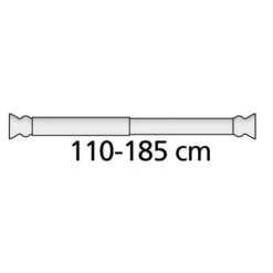 Wenko Teleskop Duschstange Extra Stark Weiß 110 - 185 Cm -Wenko Verkaufs-Shop 911530 1068 3