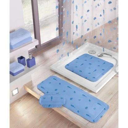 OBI Nackenpolster Sally 32 Cm X 22 Cm Azur 4 OBI Nackenpolster Sally 32 Cm X 22 Cm Azur – Bild 2