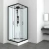 Sanotechnik Komplettdusche Epic Schwarz 235 Cm X 90 Cm X 90 Cm -Wenko Verkaufs-Shop 952528 4633 CL51 1