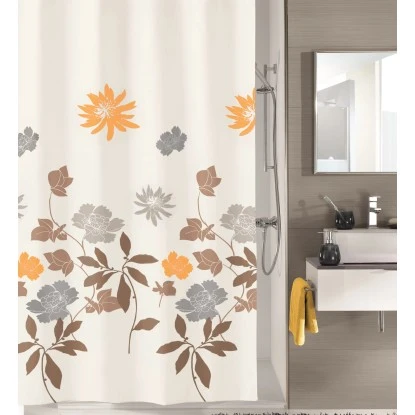 OBI Duschvorhang Alice Taupe 180 Cm X 200 Cm 4 OBI Duschvorhang Alice Taupe 180 Cm X 200 Cm – Bild 2