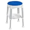 Ridder Badhocker Blau-Weiß Höhenverstellbar Rotierend -Wenko Verkaufs-Shop Ridder BadezimmerHocker 1