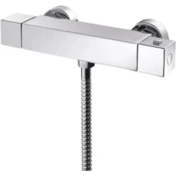 Schulte Thermostat Square Chrom