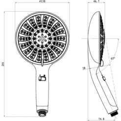 Eisl Handbrause Cool Chrom -Wenko Verkaufs-Shop dbrausecoolchrom Zeichnung