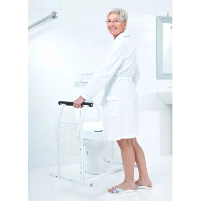 Ridder Mobile WC-Aufstehhilfe Stahl Weiß Inkl. Ablagekorb 9 Ridder Mobile WC-Aufstehhilfe Stahl Weiß Inkl. Ablagekorb – Bild 7