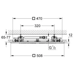 Grohe Deckenbrause Rainshower F-Series 20" -Wenko Verkaufs-Shop hower fseries deckenbrause 1