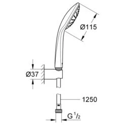 Grohe Wandhalter-Set Euphoria 110 Mono 5 Grohe Wandhalter-Set Euphoria 110 Mono -Wenko Verkaufs-Shop ria 110 mono wandhalterset 1