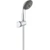 Grohe QuickFix Handbrause-Set Vitalio Start 100 Chrom 3 Strahlarten -Wenko Verkaufs-Shop vitaliostart wandhalterset
